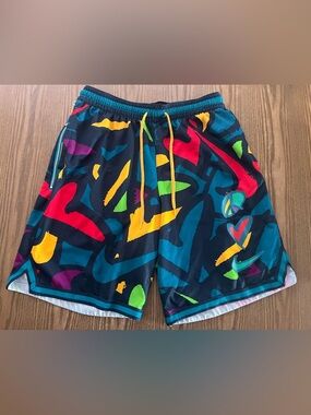 Nike Peace Love Basketball Shorts Dri Fit Elite Mens XL